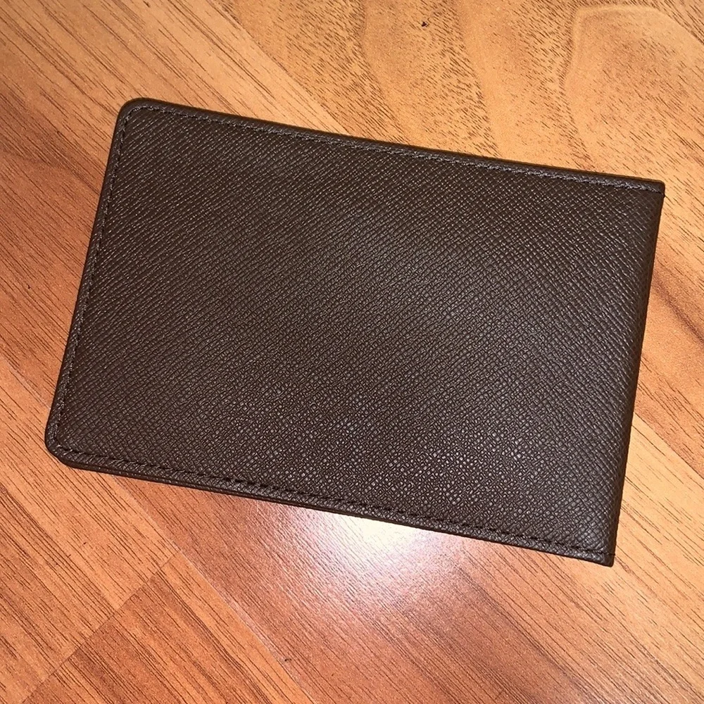 Authentic Louis Vuitton Taiga Leather ID / Card Holder